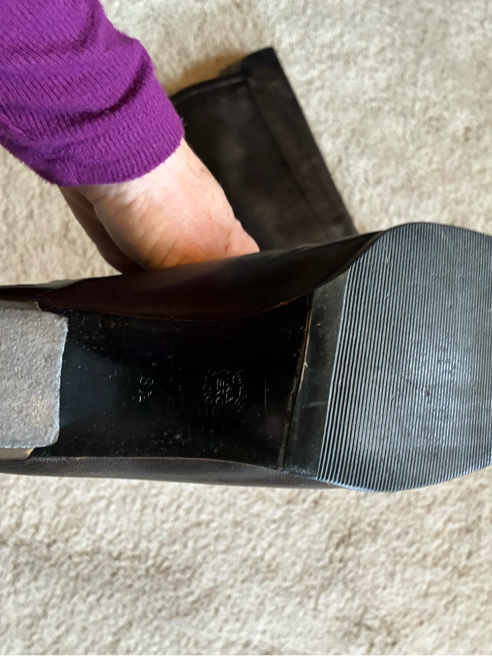 Vintage 1960’s Italian leather boots - Picture 9 of 10